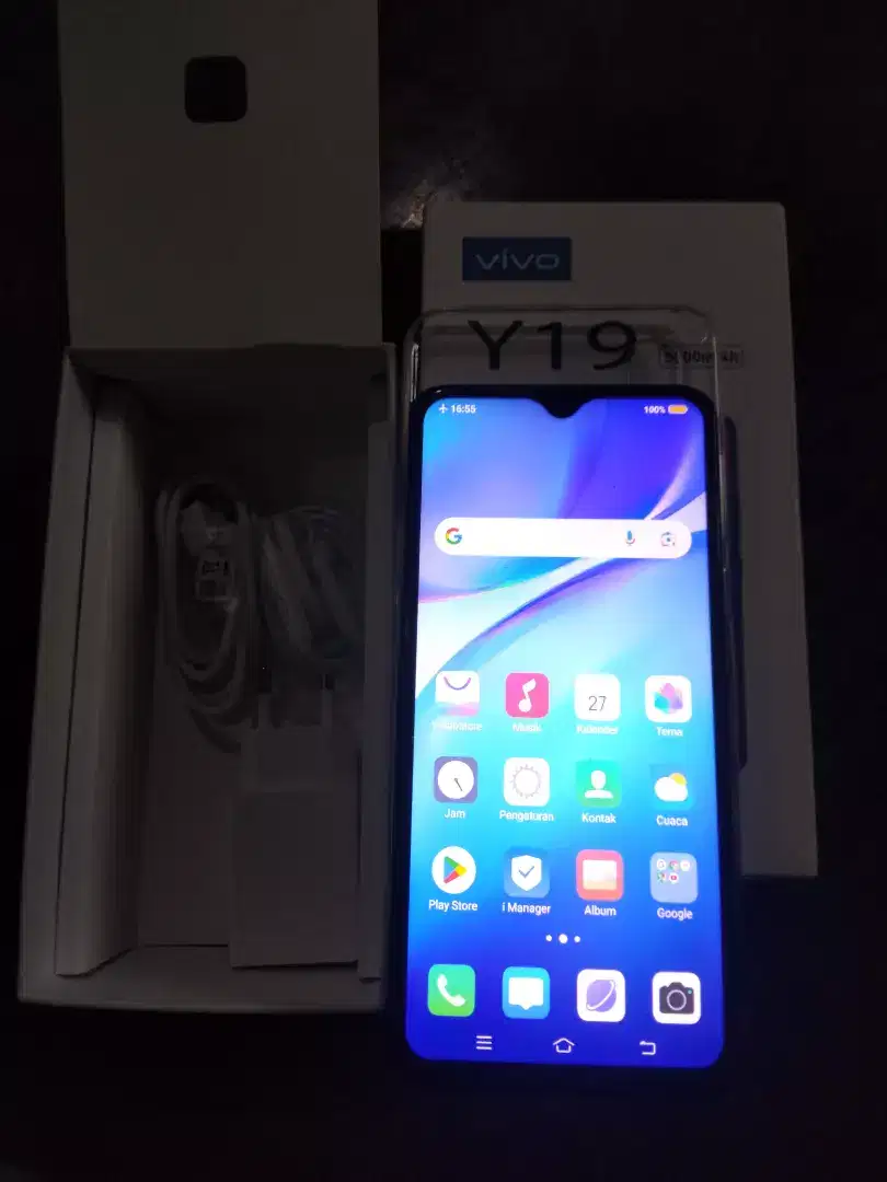 Hp vivo y19 ram 8/256 lengkap