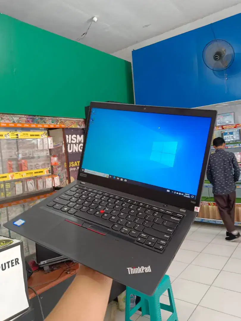 LAPTOP THINKPAD T490S I5 GEN 8 8/256 - LAPTOP DESIGN MURAH SIAP PAKAI