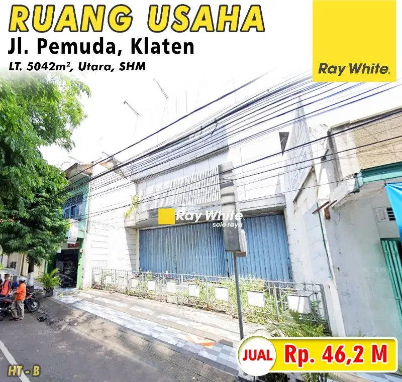 Dijual Ruang Usaha  Strategis Di Jl. Pemuda, Klaten