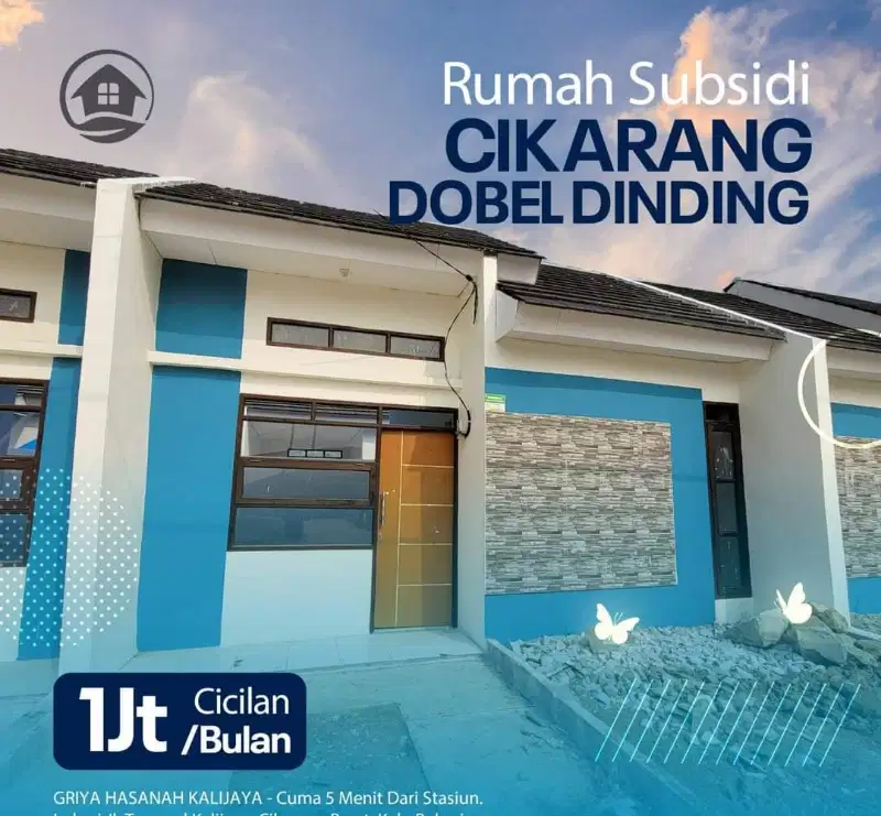 Rumah cicilan 1 juta Murah Subsidi Pemerintah