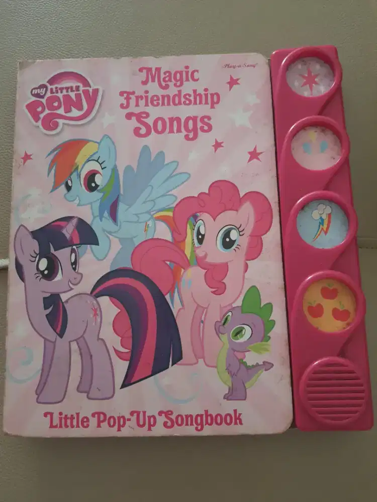 Buku musik my little pony bekas