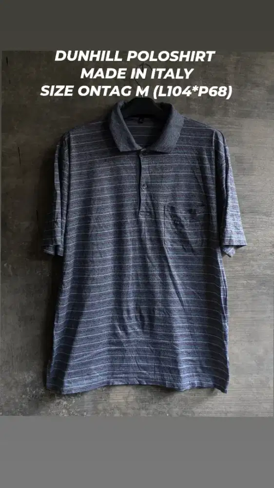 DUNHILL POLOSHIRT MADE IN ITALY