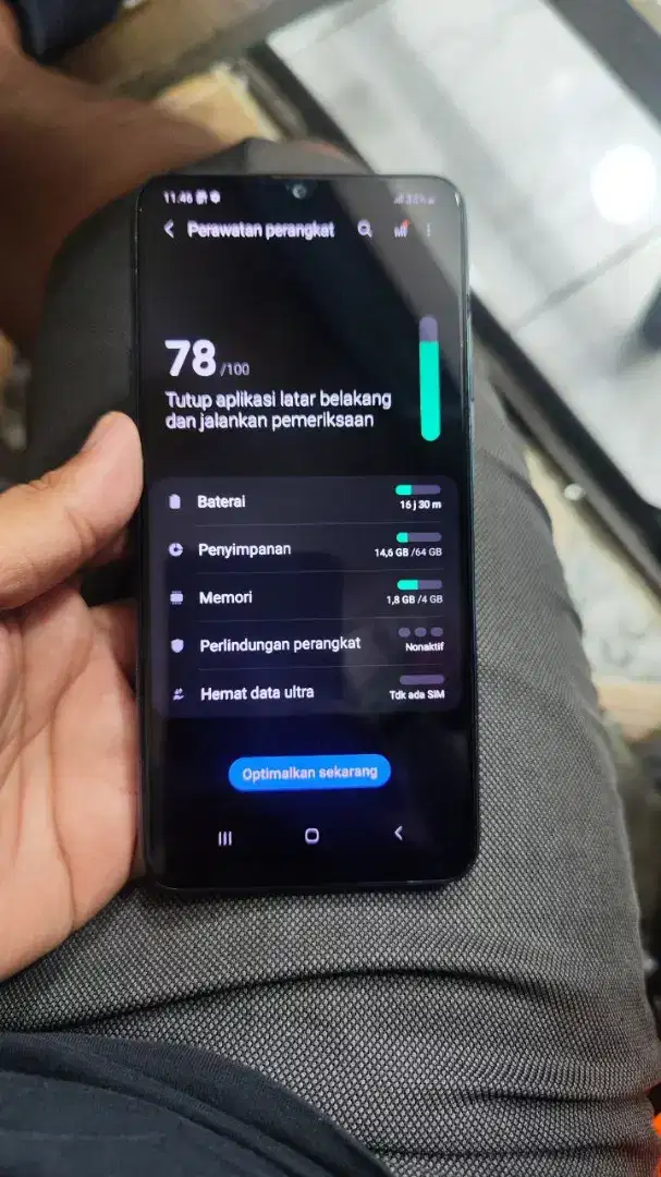 Samsung A20S 4+4/64 msih bgus ori semua bekas pemakean aja bs TT