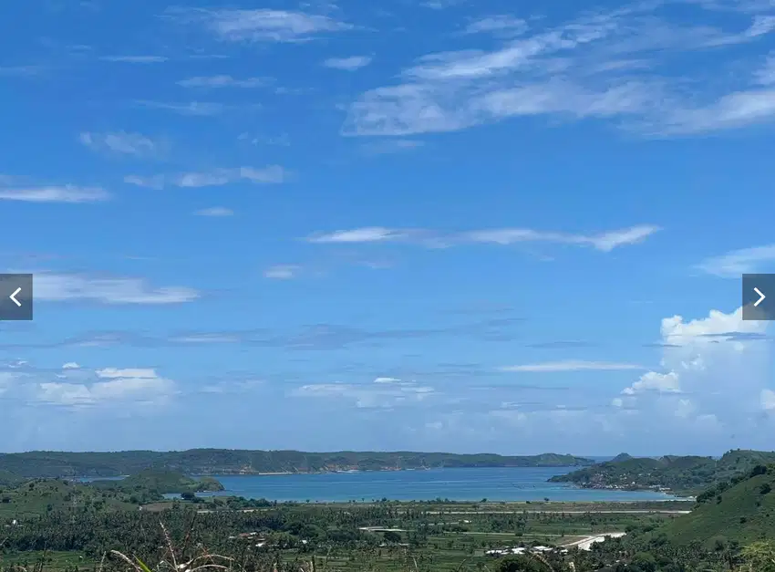 Tanah murah di Kuta Mandalika Lombok full view