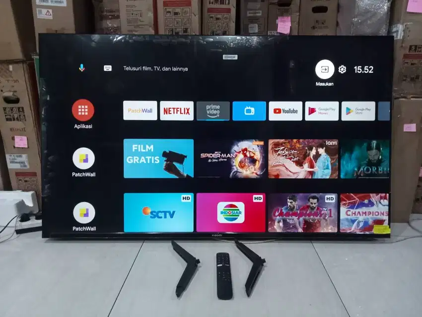 TV LED XIOMI ANDROID 55IN NONTON FILM NETFLIX BERASA DI BIOSKOP