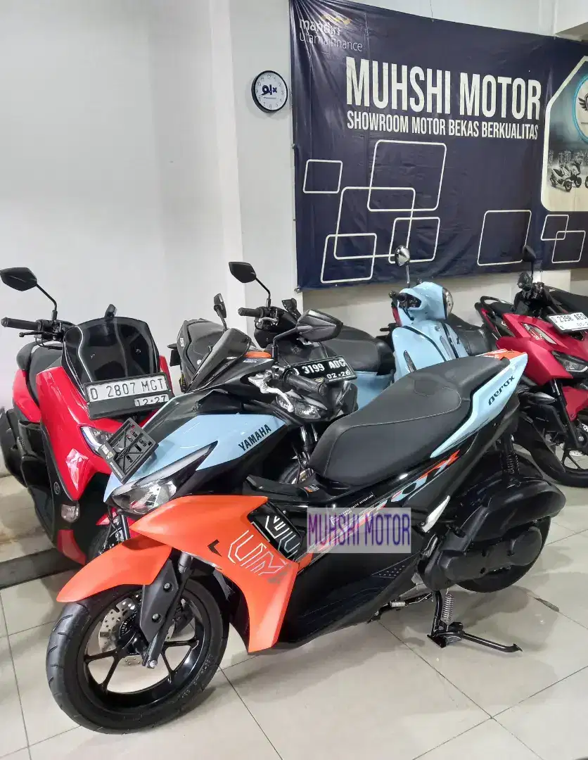 AEROX VVA CONNECTED TAHUN 2024, SEPERTI BARU, MUHSHI MOTOR.