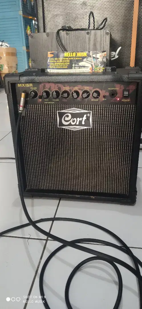 Amplifier cort mx15r distortion dan reverb oke