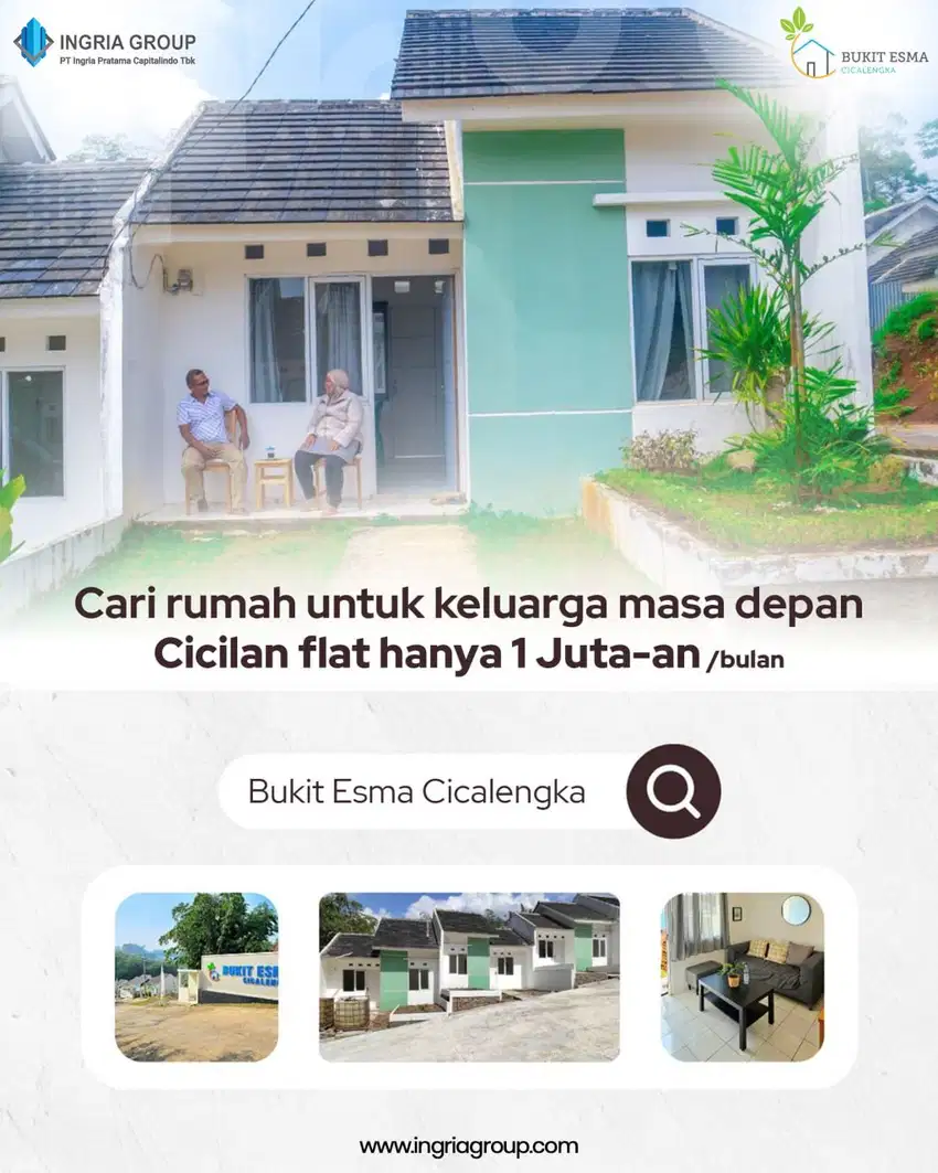 Rumah Subsidi Type dan Luas tanah terbesar di bandung dkt rancakek