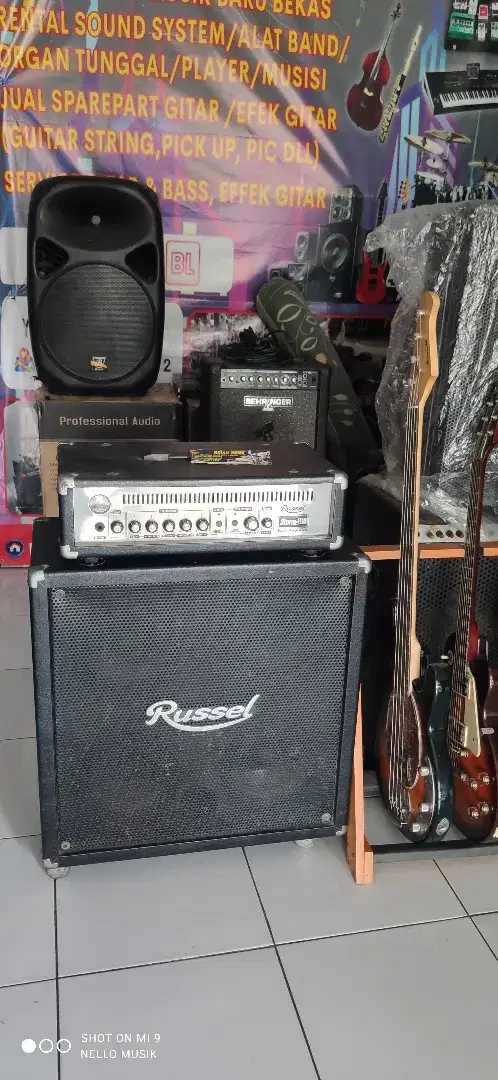 Sond amplifier gitar bass ori Russel Storm100 istimewa normal