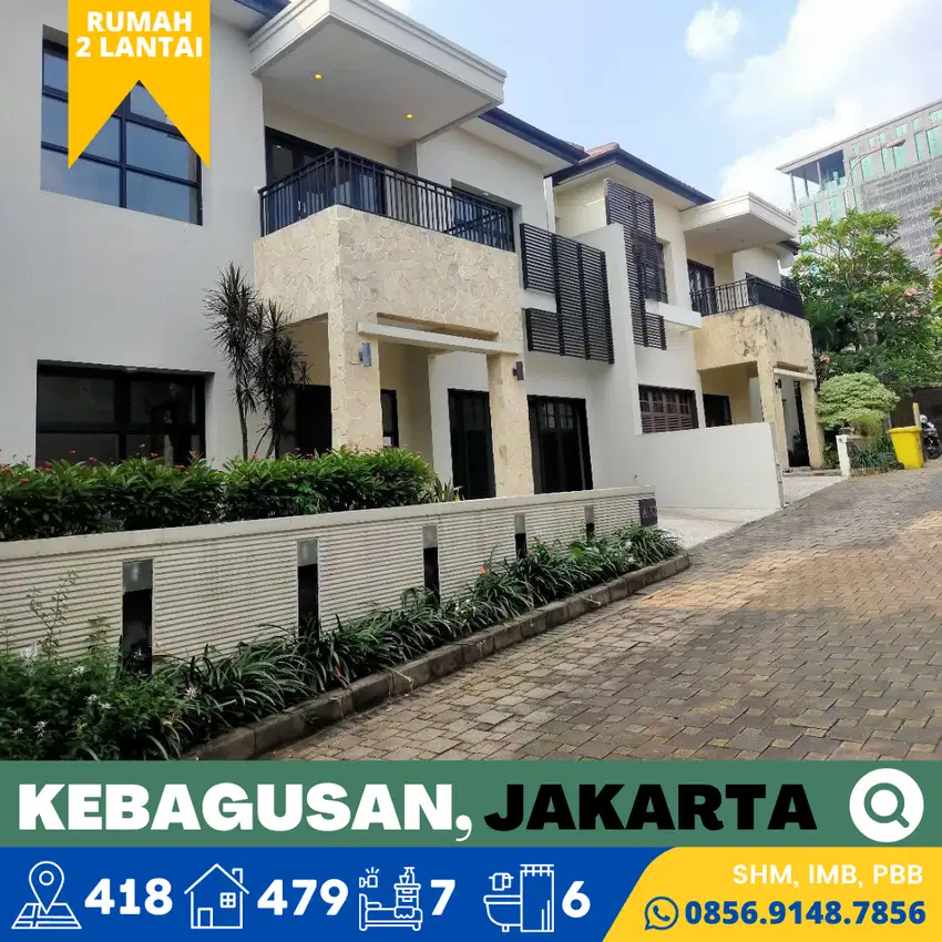 Rumah di Kebagusan, Jakarta Selatan dijual Murah, Mewah, Luas, Cluster