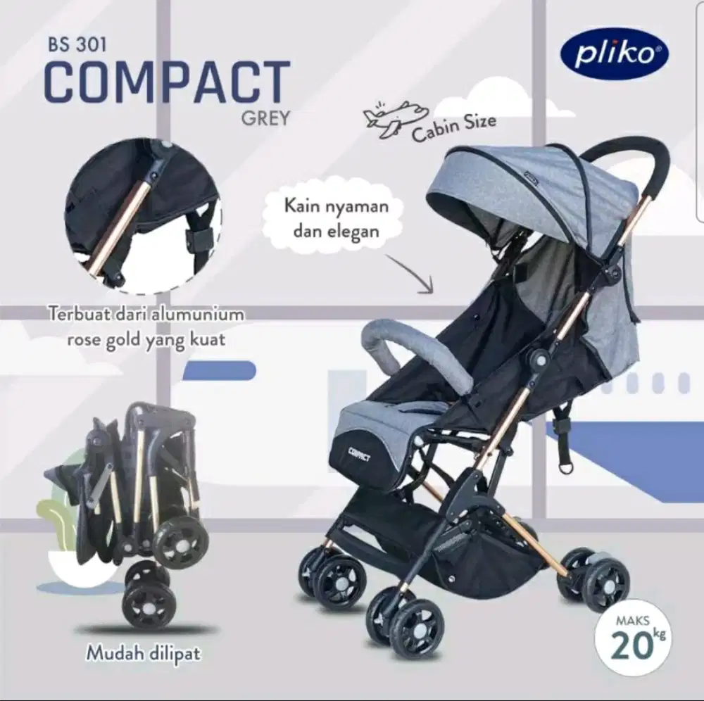 STROLLER PLIKO COMPACT ABU