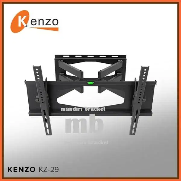 Wall Bracket Full Motion Kz-29 For Flat Tv 32 - 70 Baru