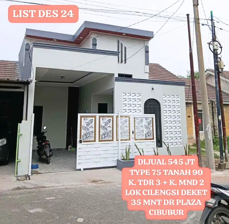 RUMAH MURAH CITRA INDAH CILENGSI  SN31DES