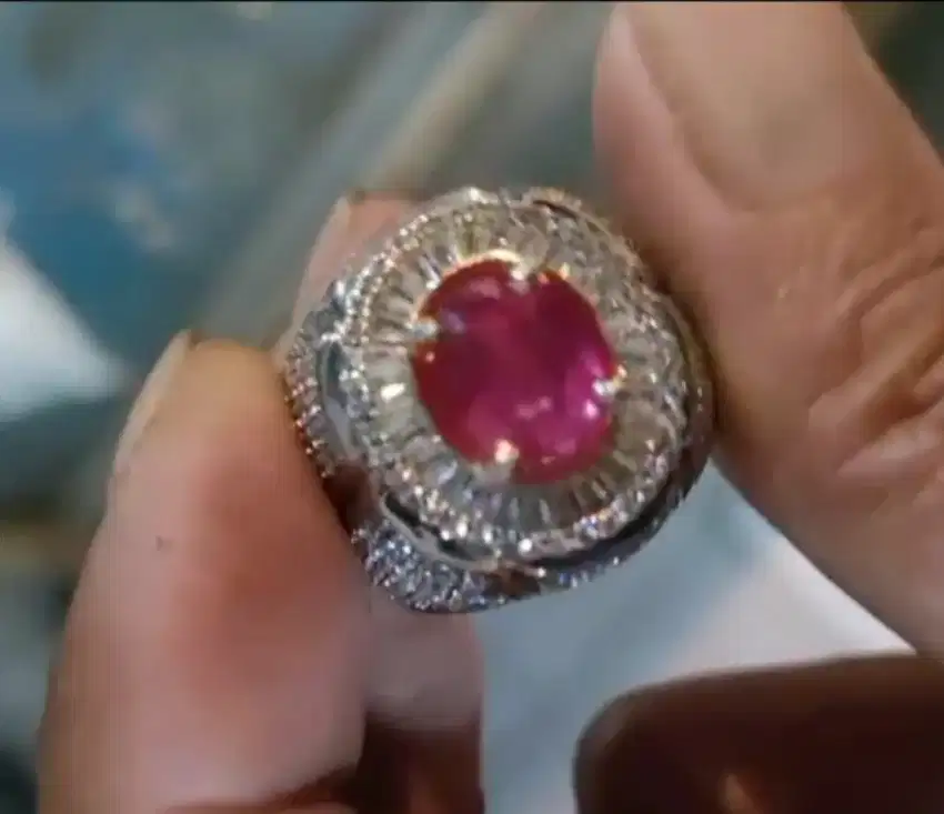 Batu natural Ruby Burma No Hit Bosss