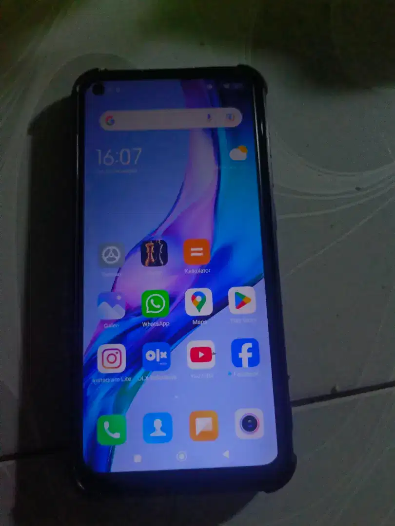 Hp redmi note 9 ram 4/64 masih bagus layar tetes