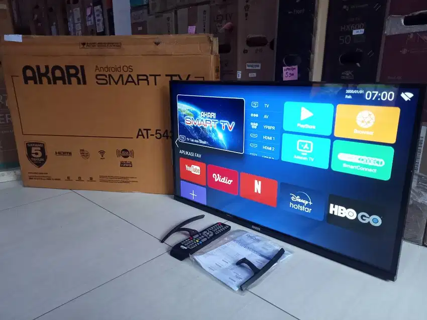 TV LED ANDROID SMART TV WIFI LANCAR SIAP PAKAI PLUS DIGITAL TV