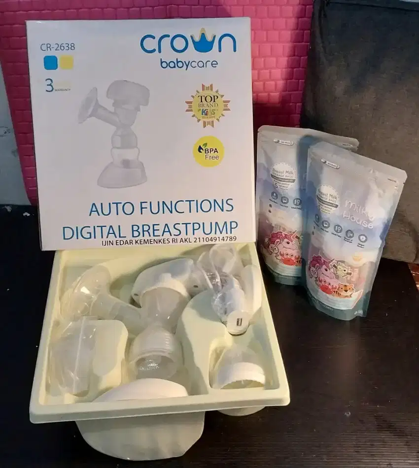 Preloved Pompa ASI Crown Babycare CR-2638 Auto Functions Digital