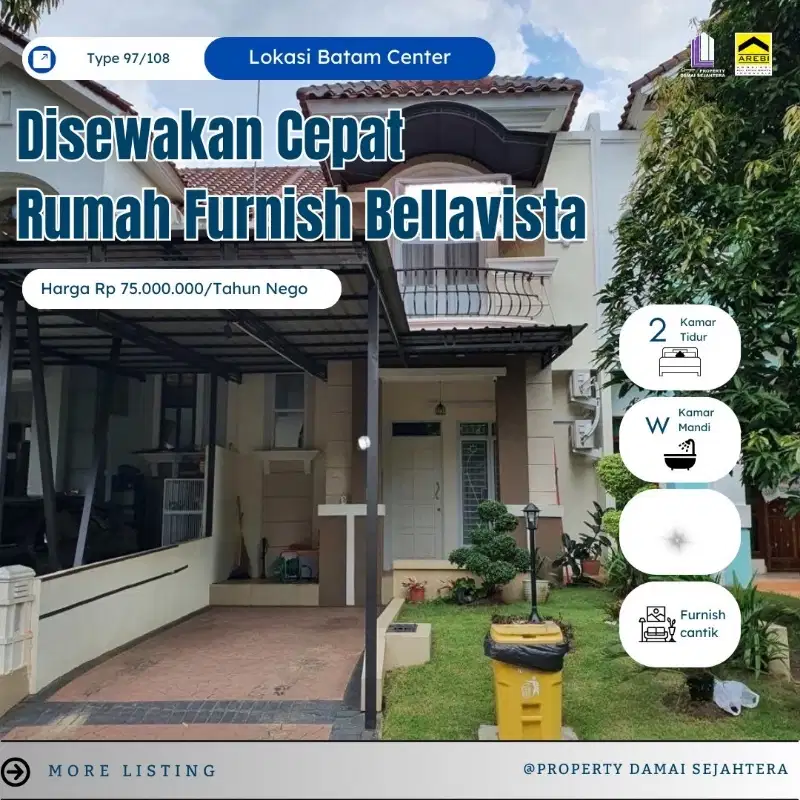 Disewakan CepatRumah Full Furnish Bellavisa Residence