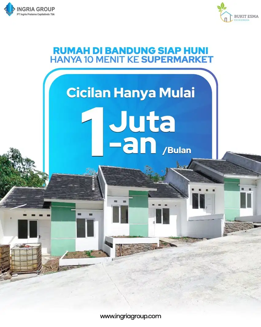 Rumah Subsidi Siap Huni Cicilan 1 jutaan di cicalengka rancaekek