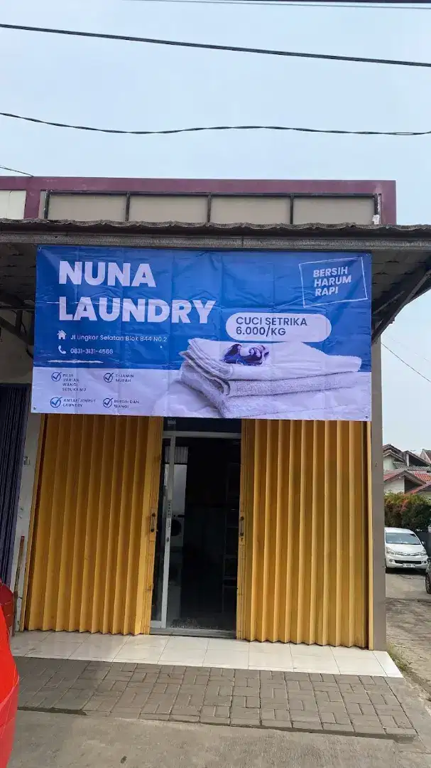 Dibutuhkan bagian gosok di tempat laundry