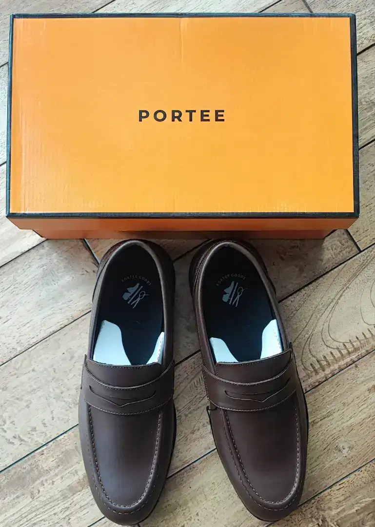 Sepatu Pria Pantofel Loafers merk Portee Goods