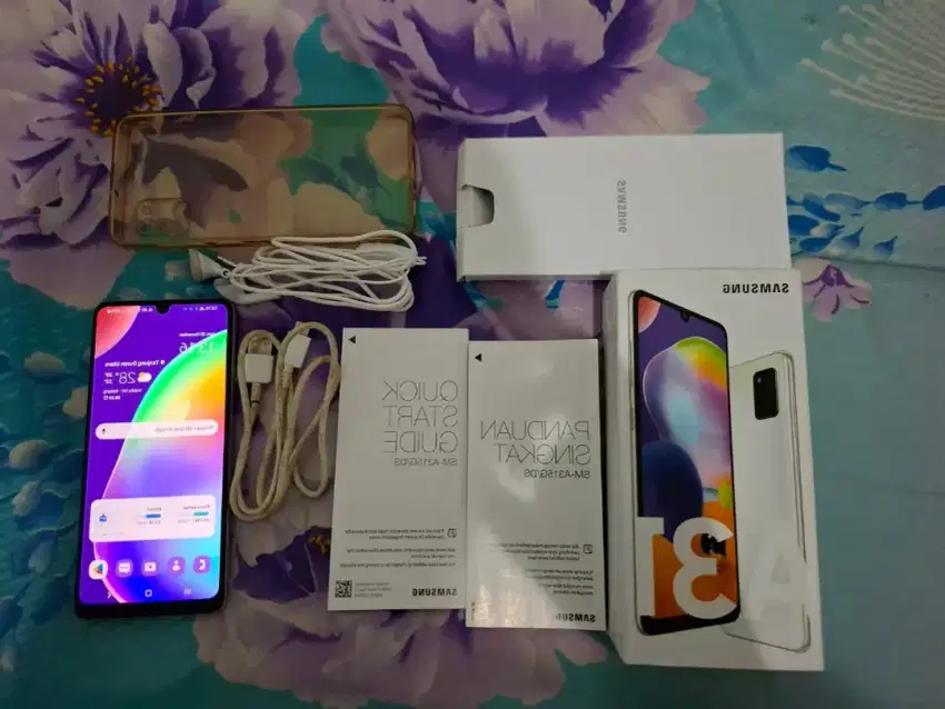 BU DIJUAL CEPAT SAMSUNG A31 RAM 6/128GB FULLSET NFC HARGA NEGO