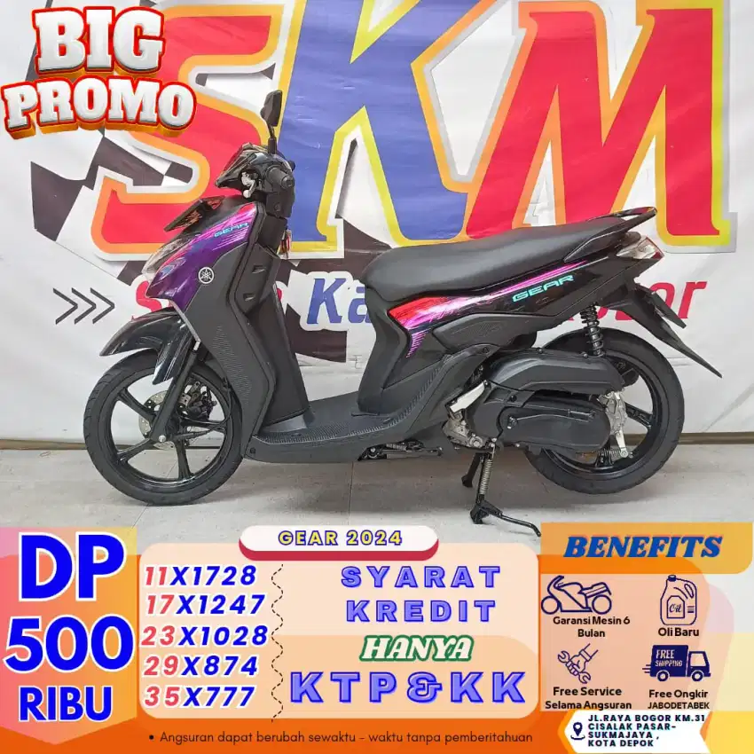 Kredit gear 2024 km low bergaransi