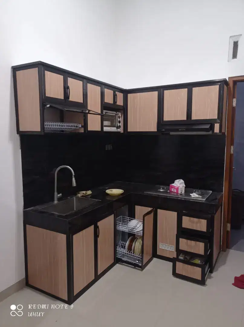 Kitchenset alumunium acp murah minimalis Langsung pengerajin