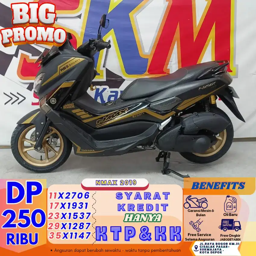 (potongn DP 50% lngsng tnpa diundi) nmax 2019 cash credt