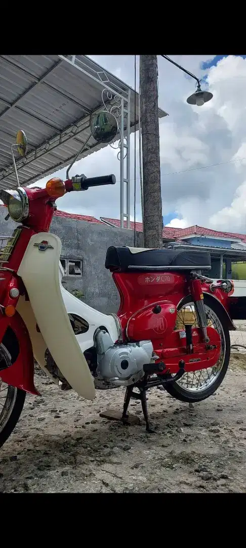 JUAL MOTOR HONDA C70 1978 SURAT LENGKAP MESIN ORI