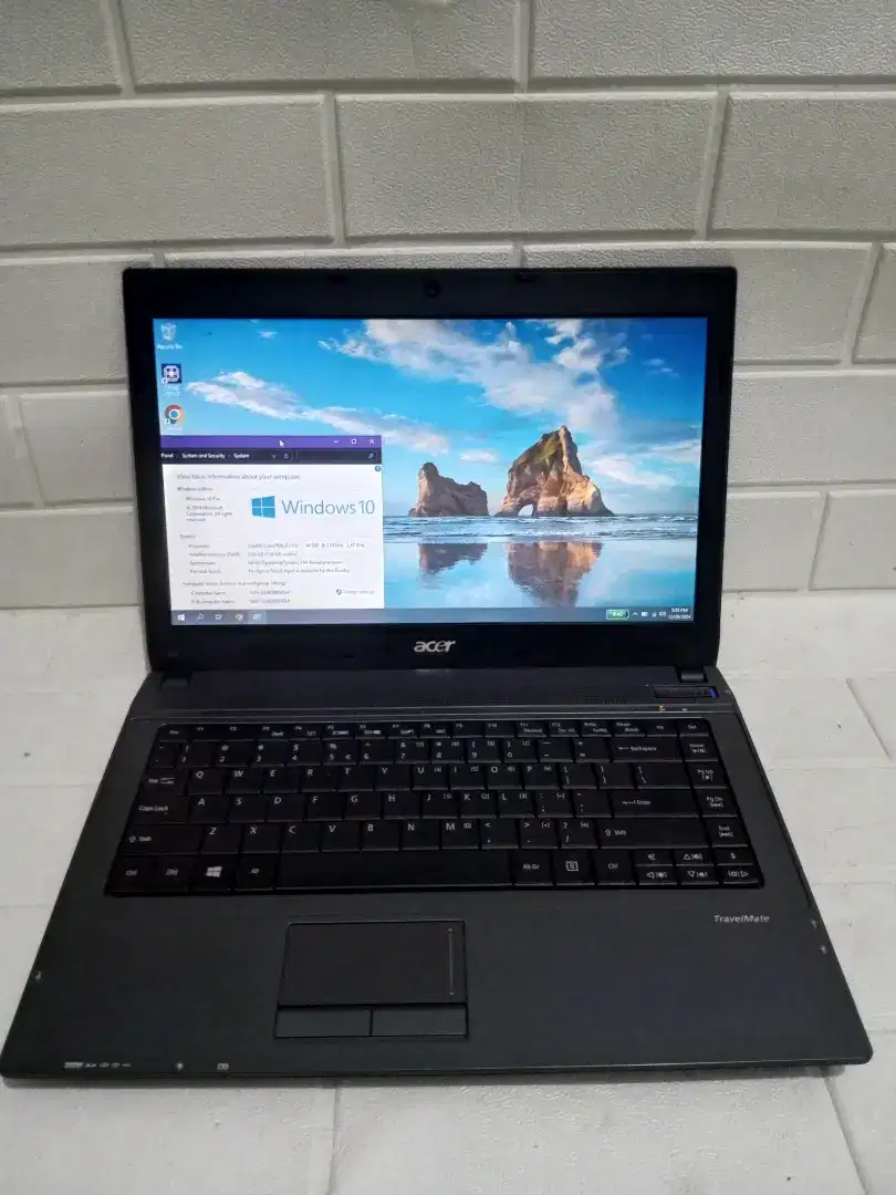 Acer Travelmate 4710 Core i3 - 2.67 Ghz DDR 8GB SSD 128GB 14 2 Jam