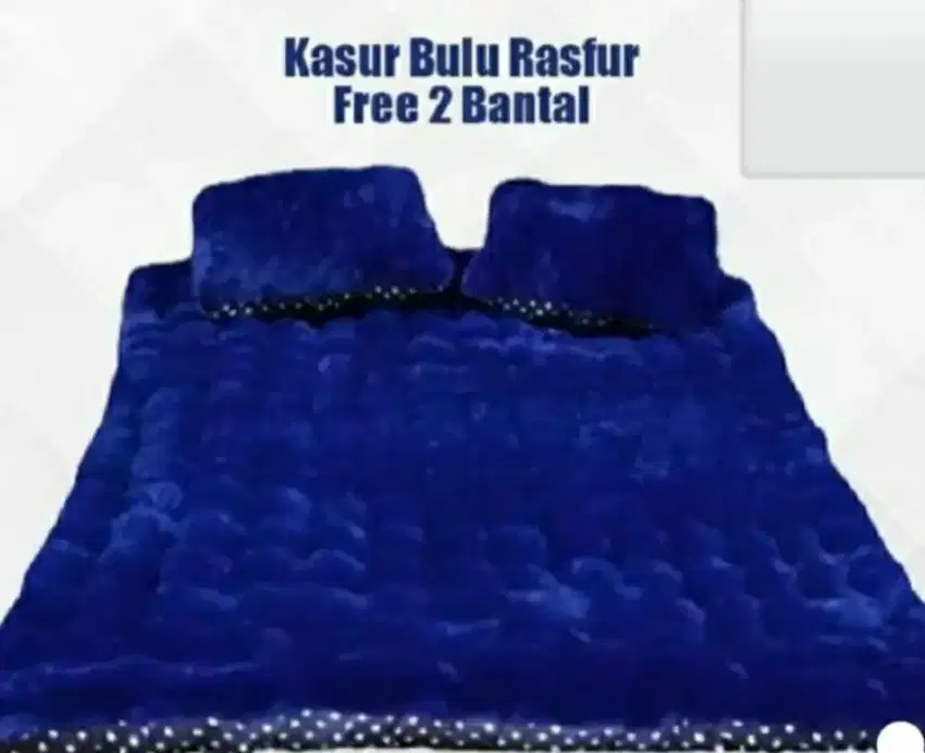 Kasur bulu Rasfur free 2 bantal