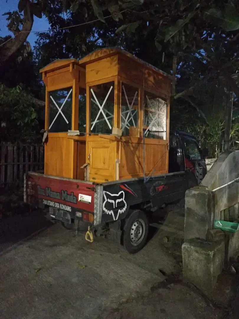 Gerobak Angkringan Bakso Mie Ayam PeceL Bubur Sate Martabak Ronde dlL