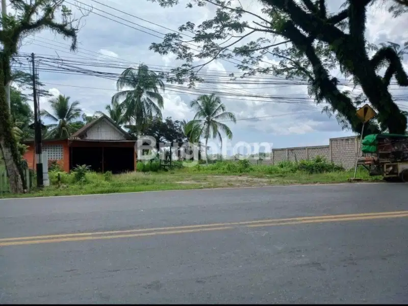 DIJUAL TANAH/LAHAN PINGGIR JALAN POROS SOEKARNO - HATTA KM 10