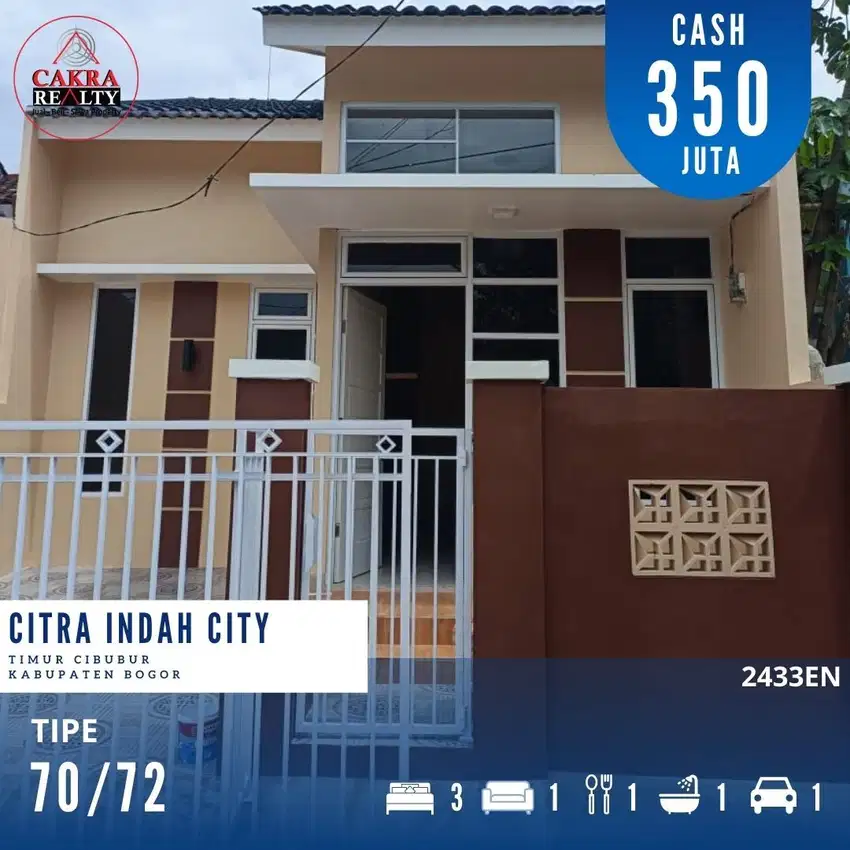 Rumah Bagus 3 kamar tidur FullRenov Modern Minimalis 2433EN