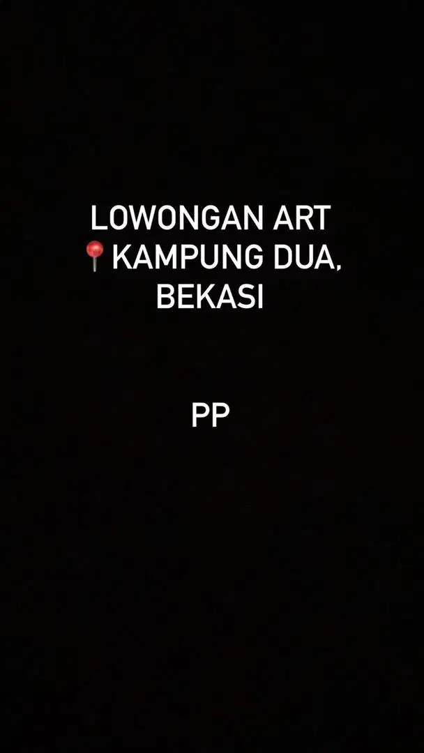 LOWONGAN ART PULANG PERGI JL PUNCAK CIKUNIR, BEKASI