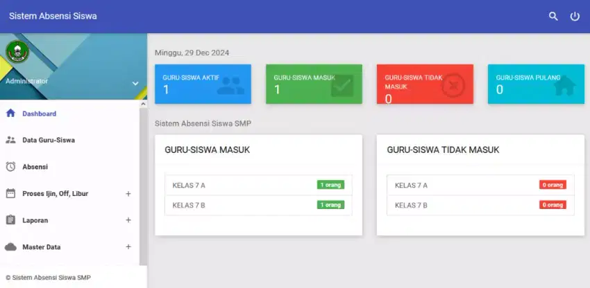 Aplikasi Absensi Berbasis Web