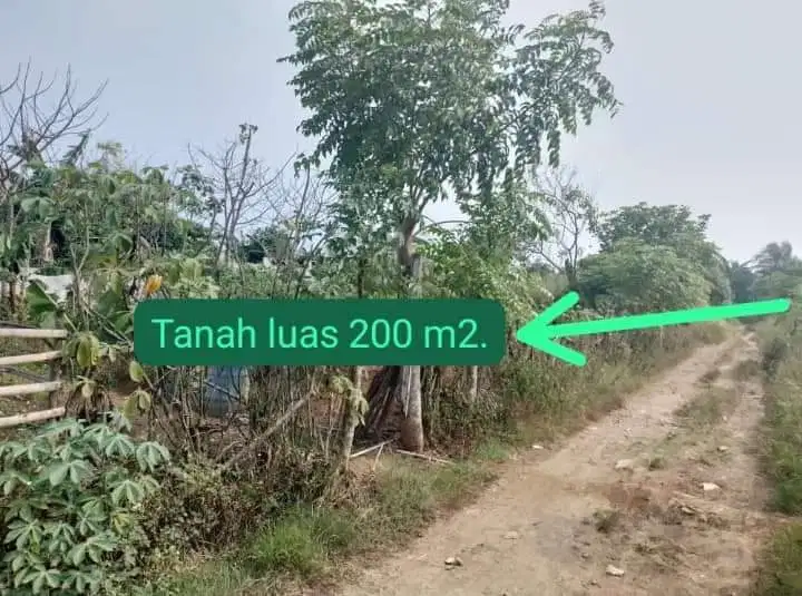 Dijual Murah Tanah kavling 200m² siap bangun di Rajeg