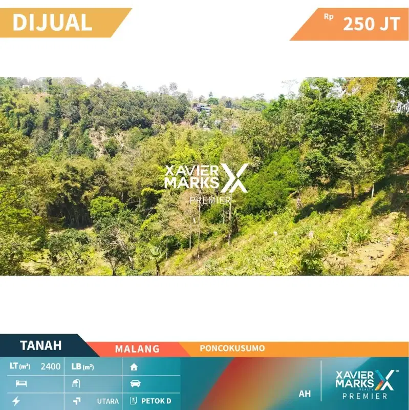 DIJUAL TANAH KEBUN Di Poncokusumo - Tumpang, Malang