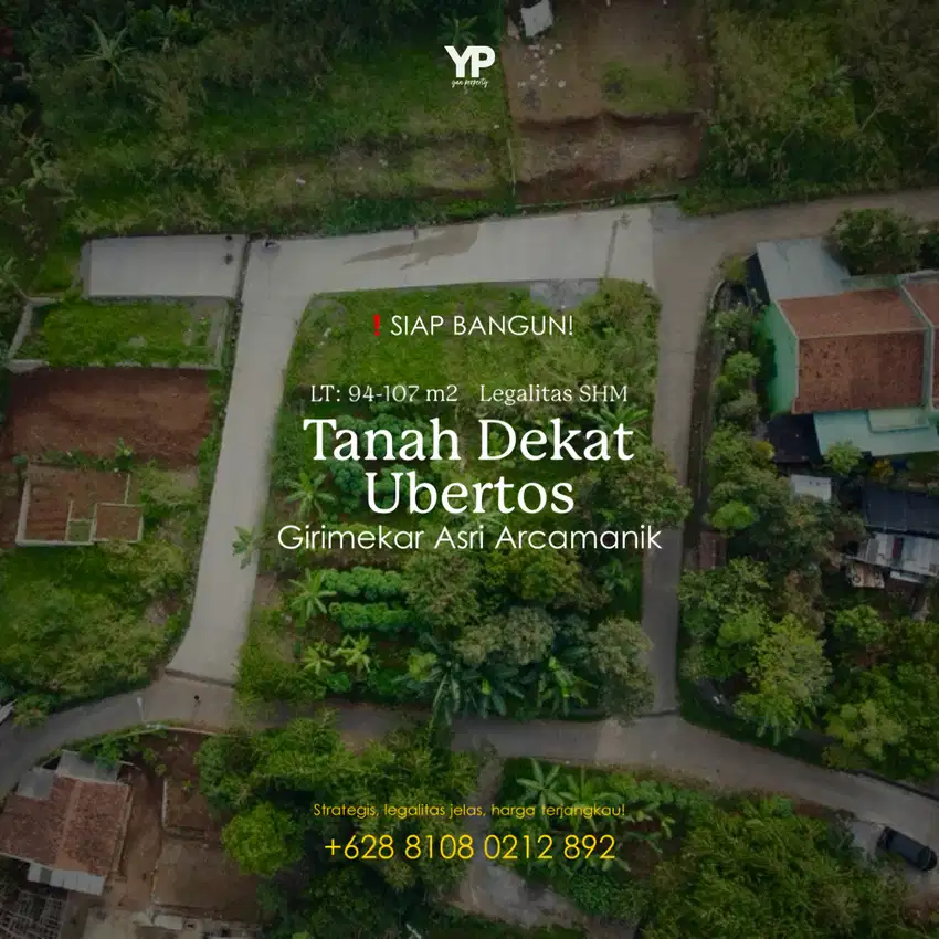 Tanah Murah dengan View Kota Bandung dari Ketinggian