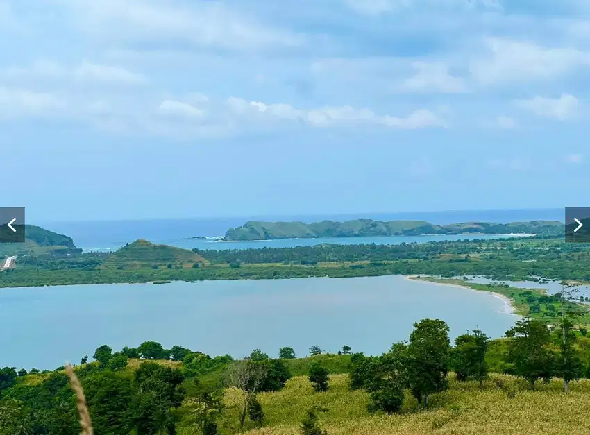 Tanah murah dekat Kuta Mandalika Lombok full view