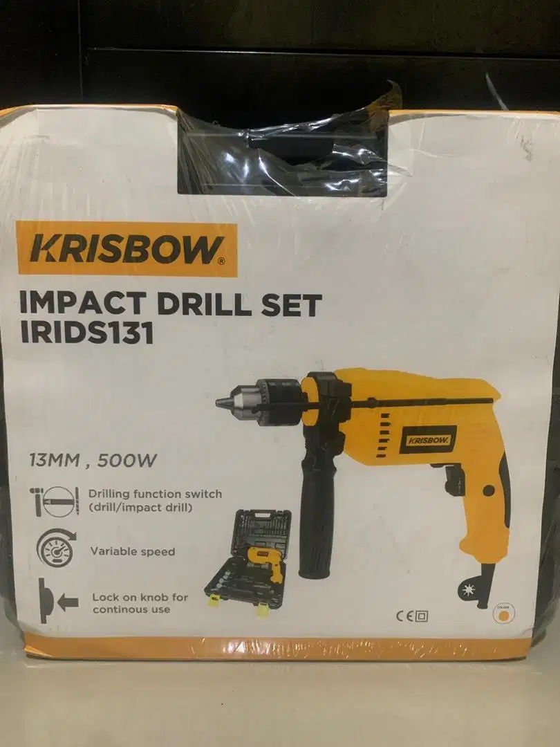 KRISBOW IMPACT DRILL SET IRIDS131