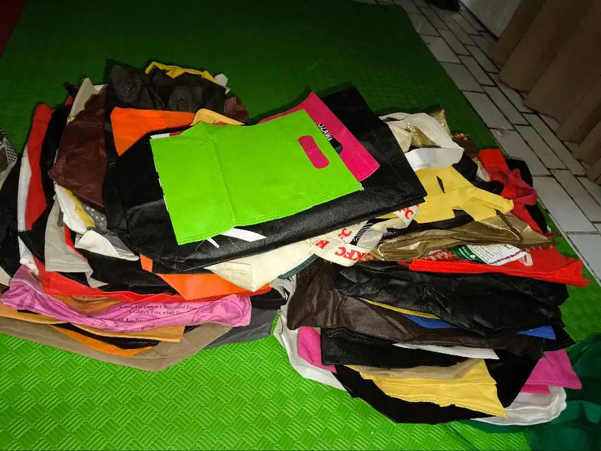 TOTE BAG SHOPPING REUSABLE / BEKAS / SECOND