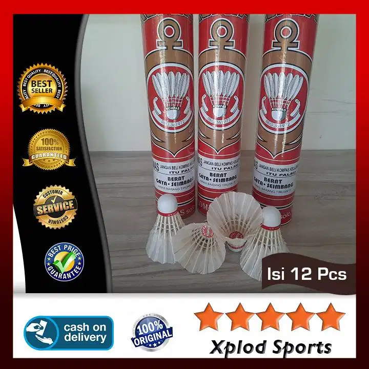 Grosir Kodian Kok Badminton Kompas Red Solo Grosiran Kok Lusinan