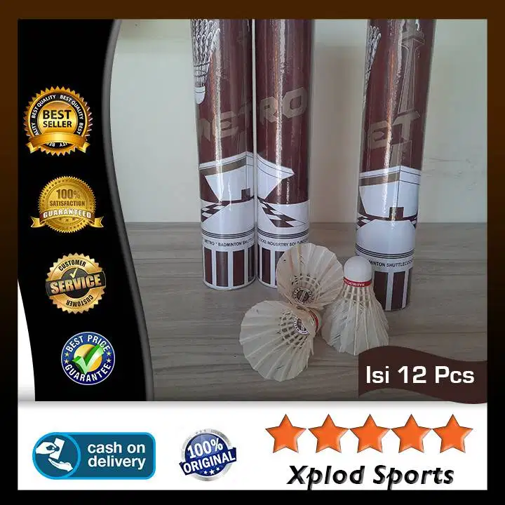 Grosir Kodian Kok Metro Brown Shuttlecock Bulutangkis Badminton Solo