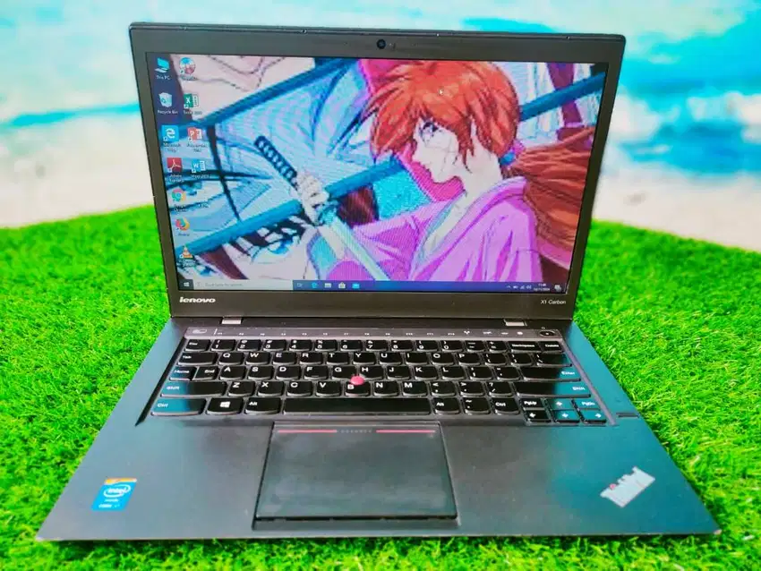 LAPTOP LENOVO X1 i7 8GB SSD256GB NGEBUT SLIM BACKLIT CODING GAME SIKAT