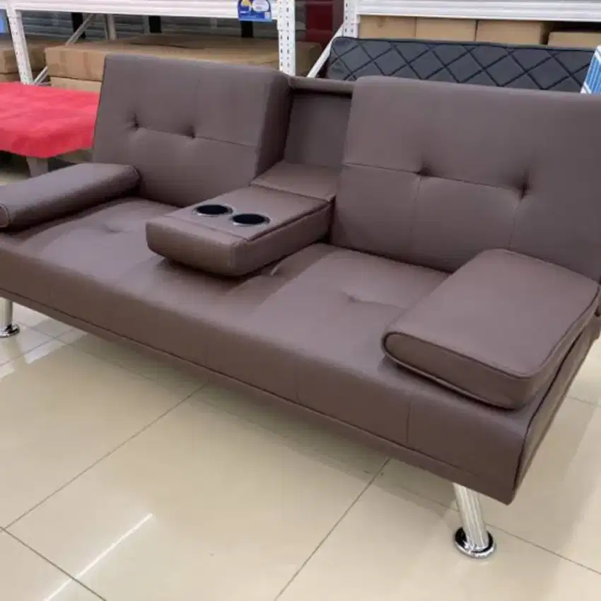 Obral murah sofa bed kulit