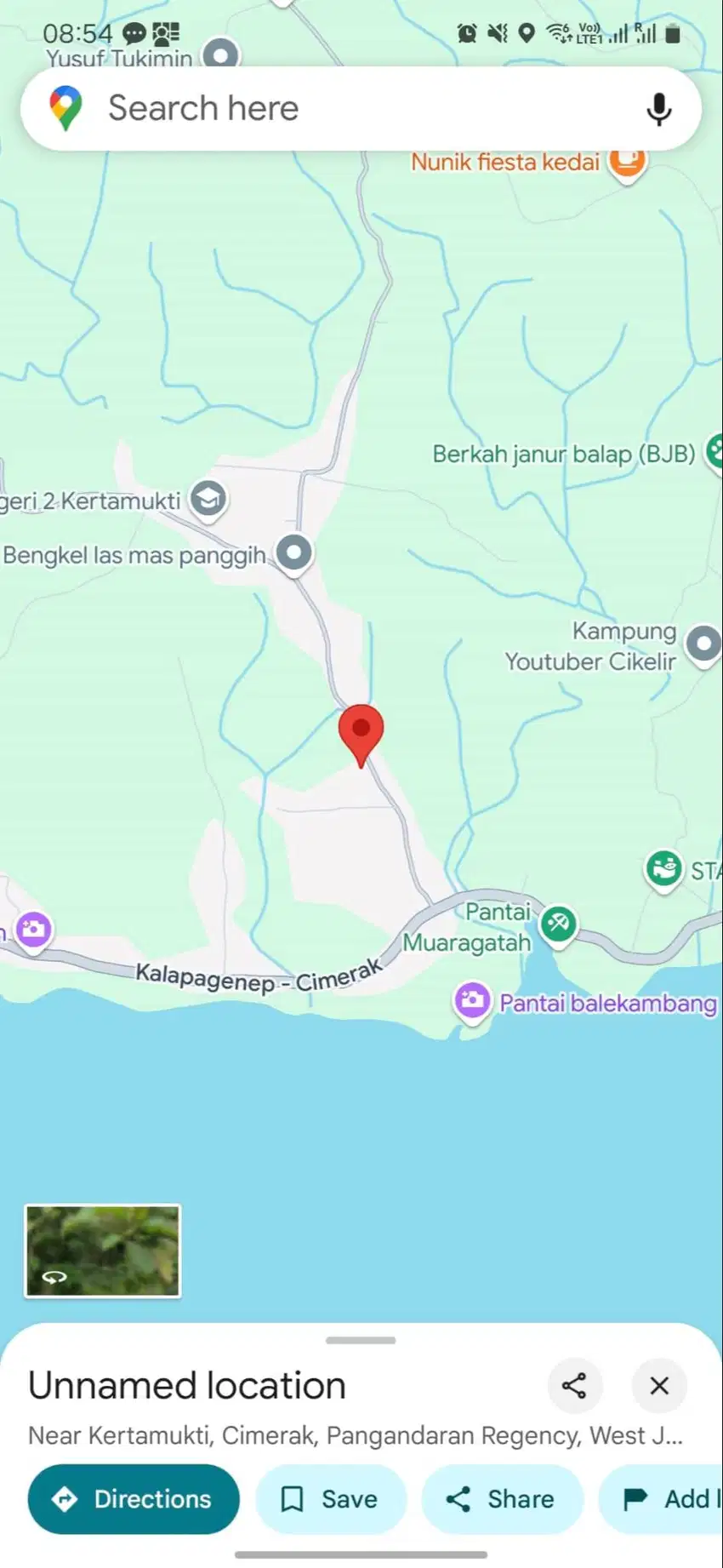 Dijual Rumah dan Tanah Kebon dekat pantai Cigatah Cimerak Panagandaran