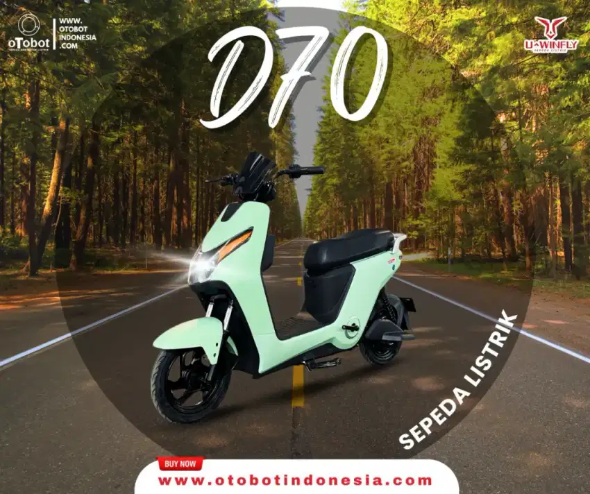 SEPEDA LISTRIK UWINFLY D70 ( CASH & KREDIT )