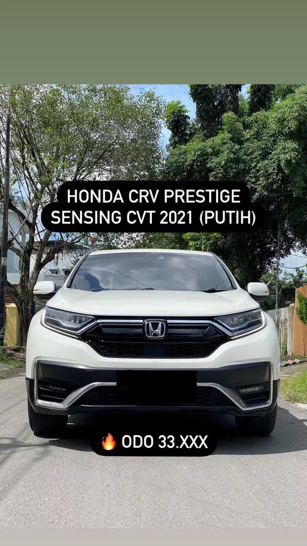 (Km 33 Ribu Saja) Honda CRV Prestige 2021 Putih